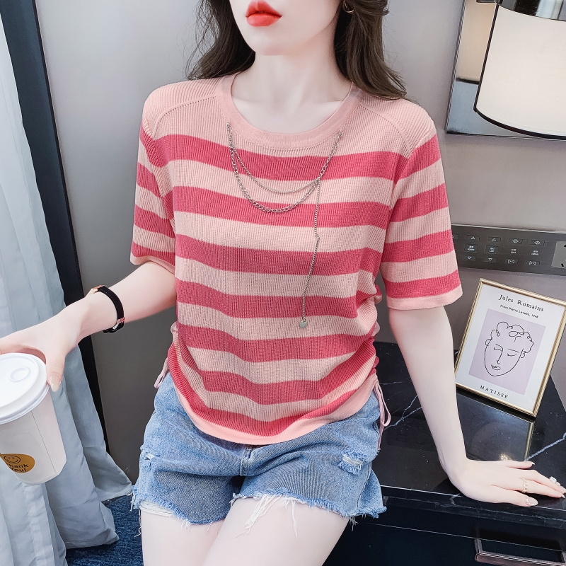 เสื้อผ้าวัยรุ่นเกาหลี เสื้อยืดวัยรุ่นผู้หญิง มีขนาด S M L XL