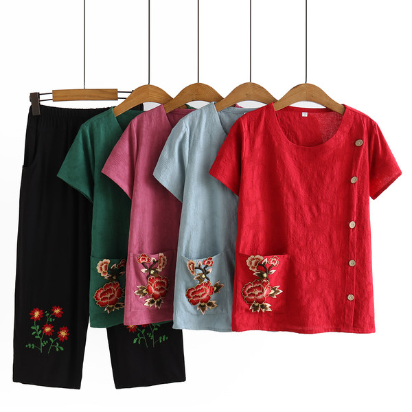 เสื้อลินินสไตล์ผู้ใหญ่ เสื้อคุณแม่ เสื้อผู้ใหญ่ แบรนด์ LININ