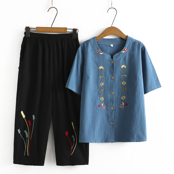 เสื้อลินินสไตล์ผู้ใหญ่ เสื้อคุณแม่ เสื้อผู้ใหญ่ แบรนด์ LININ