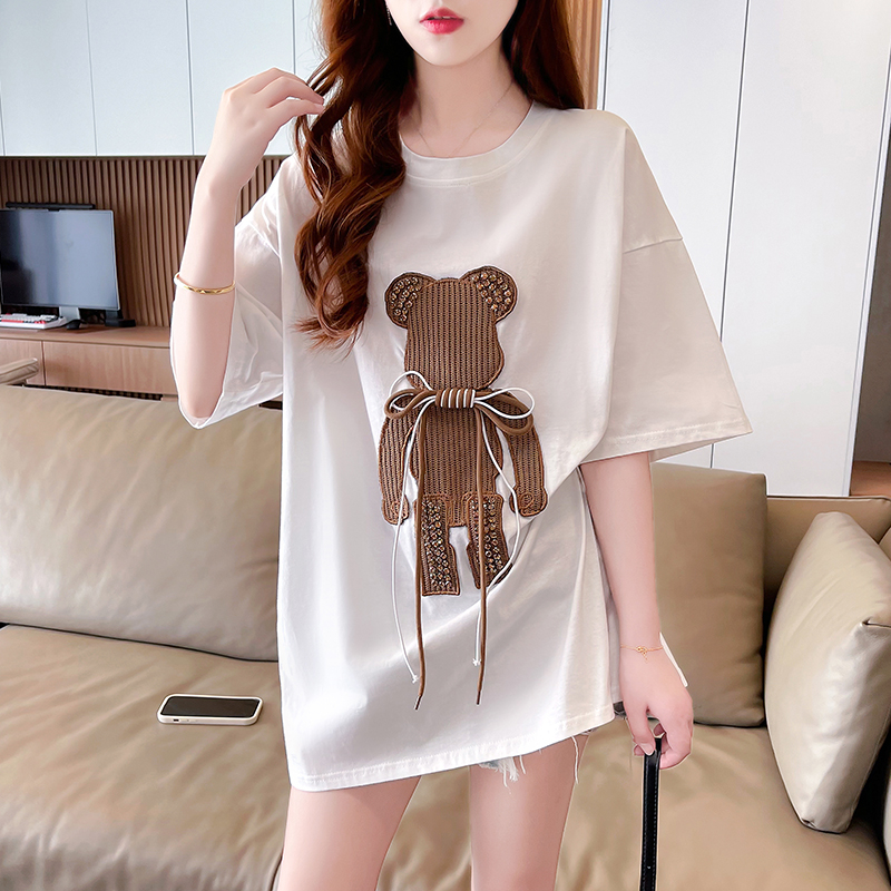 เสื้อยืดคนอ้วนแบบโอเวอร์ไซส์แบบ ulzzang fashion สนใจทักแชท