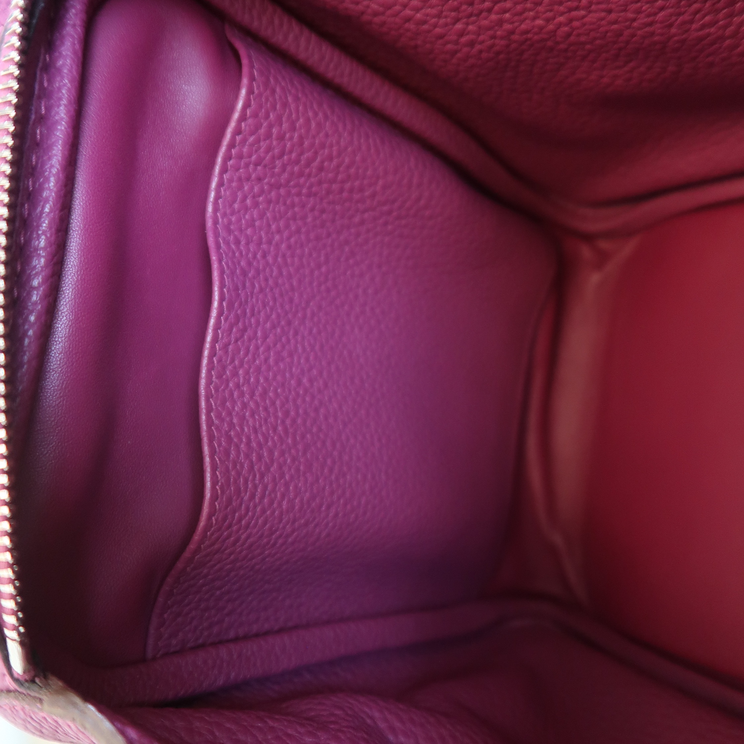 Hermes Tosca Clemence Leather Lindy 30 PHW