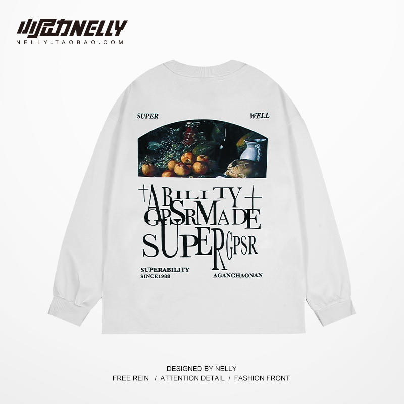 เสื้อยืดคอกลม ผู้ชาย เสื้อยืดผู้ชายเกาหลี เสื้อยืดเกาหลี แบรนด์ NELLY