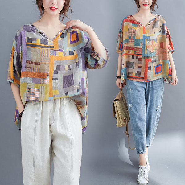 เสื้อผ้าฝ้ายสไตล์วินเทจ ใส่ตั้งแต่สาวผอม-สาวอวบ น้ำหนักตัว50-90 กิโลกรัม By Meimei plus size