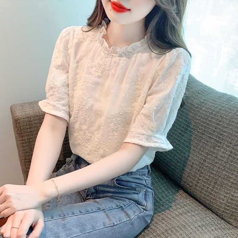 เสื้อเชิ้ตผู้หญิงแขนยาว เสื้อเชิ้ตผู้หญิงใส่ทํางาน 390 บาทต่อชิ้น ฟรีค่าจัดส่ง