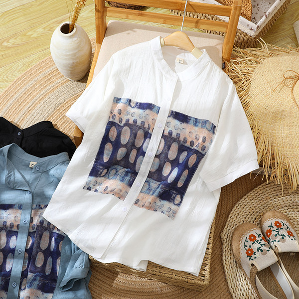 เสื้อลินิน เสื้อผ้าฝ้ายลินิน เสื้อเชิ้ตผ้าลินิน