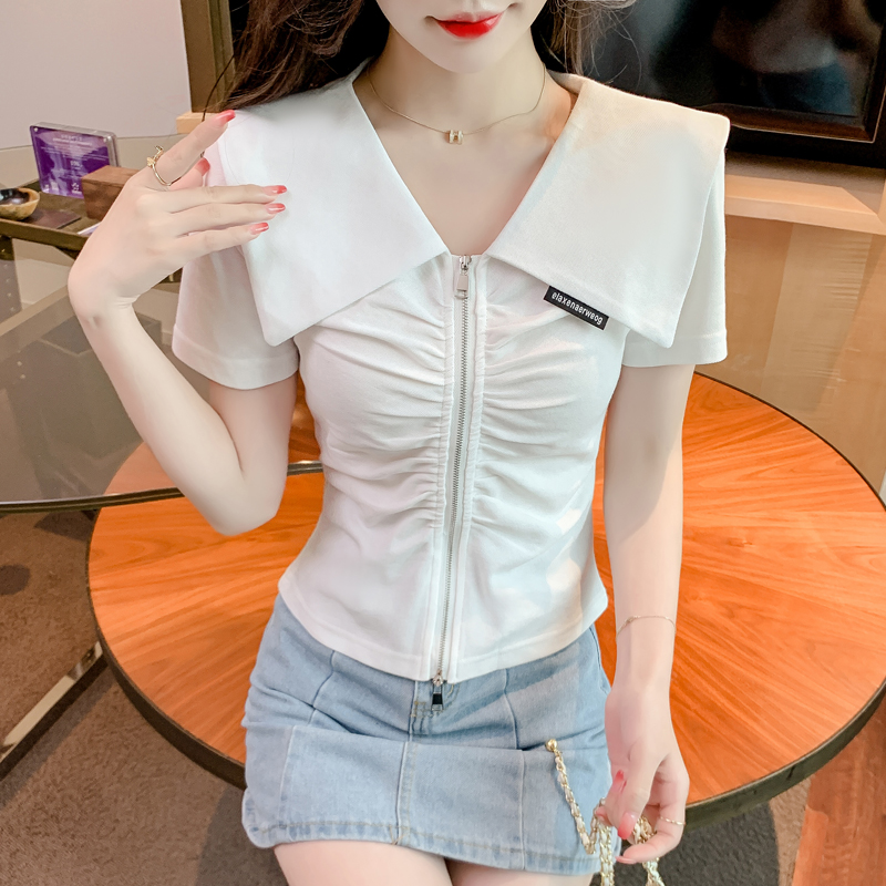 เสื้อผ้าวัยรุ่นเกาหลี เสื้อยืดวัยรุ่นผู้หญิง มีขนาด S M L XL