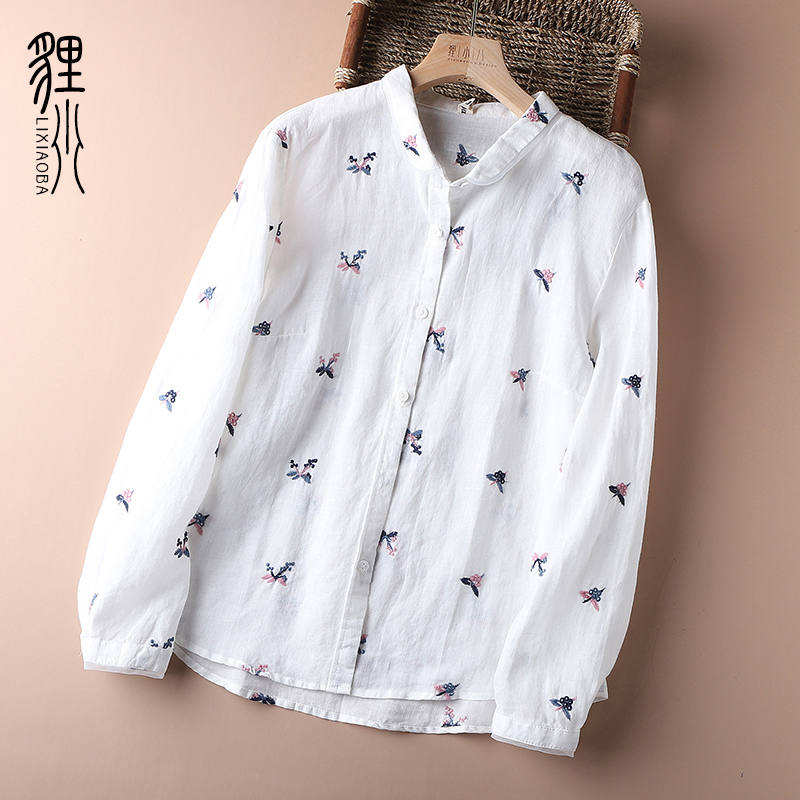 แบบเสื้อสวยๆ เสื้อผ้าฝ้ายลินิน เสื้อเชิ้ตผ้าลินิน