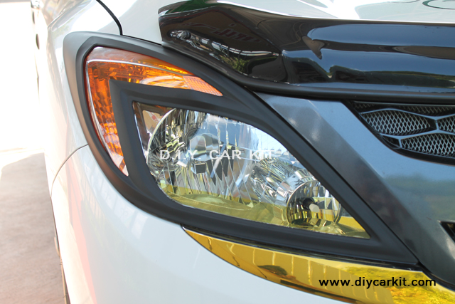 ครอบไฟหน้าสีดำด้าน BT50 Pro