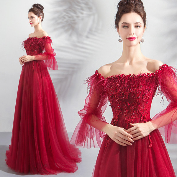 ชุดราตรี ชุดออกงาน ดีไซน์หรู แบรนด์ Angel