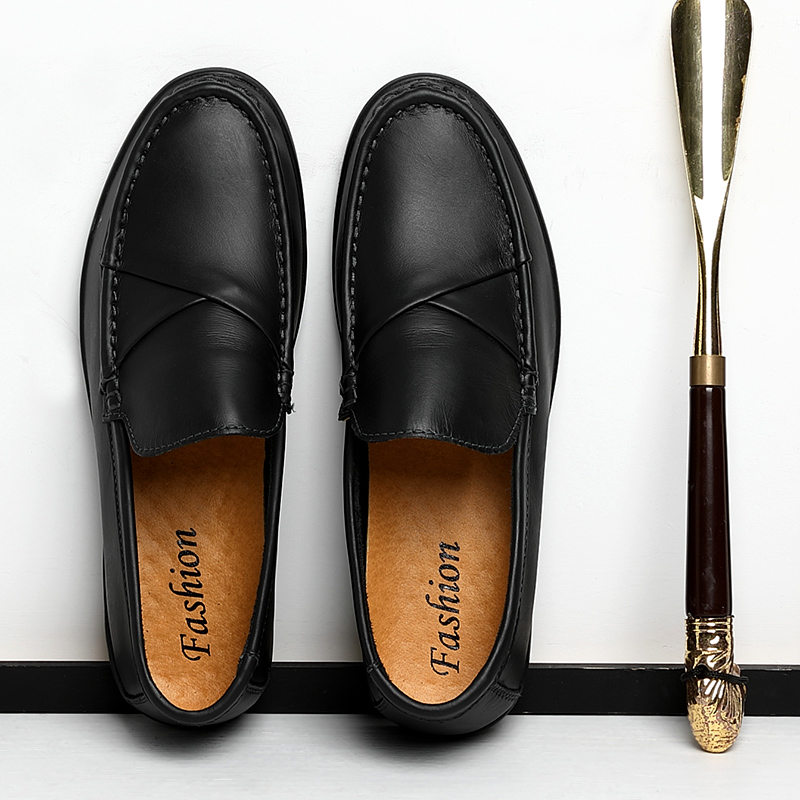 รองเท้าหนังผู้ชาย มีไซส์39-44 รองเท้าโลฟเฟอร์ชาย Slip-On Shoes