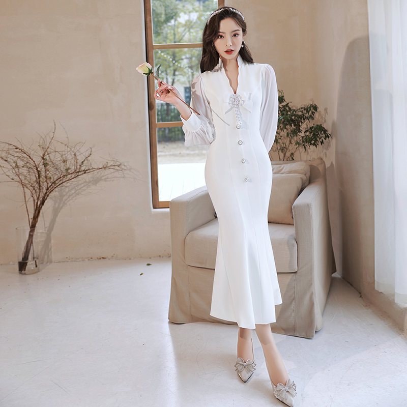 ชุดราตรี ชุดราตรีสวยหรู แบบ ทันสมัย Evening dress