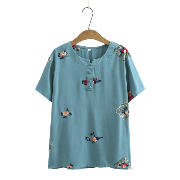 เสื้อลินินสไตล์ผู้ใหญ่ เสื้อคุณแม่ เสื้อผู้ใหญ่ แบรนด์ LININ