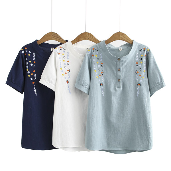 เสื้อลินินสไตล์ผู้ใหญ่ เสื้อคุณแม่ เสื้อผู้ใหญ่ แบรนด์ LININ