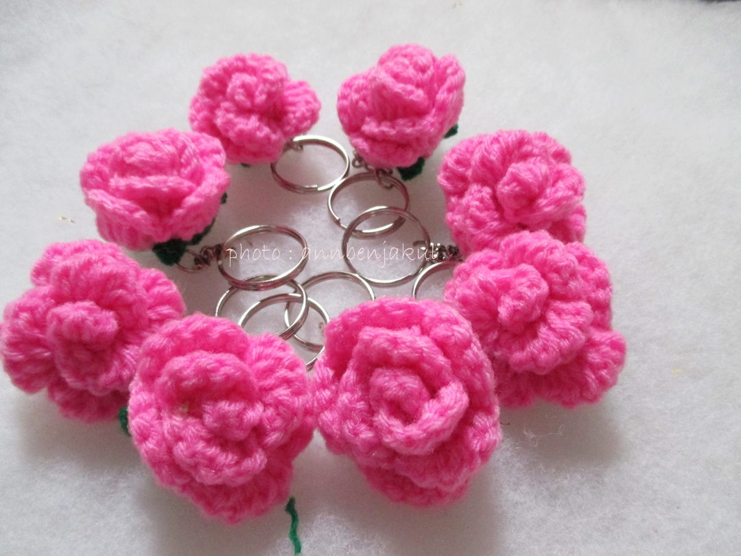 พวงกุญแจดอกกุหลาบ