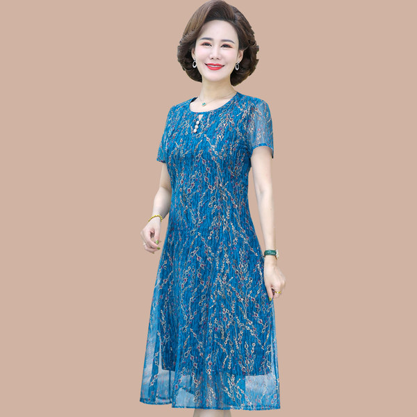 เดรสวัยผู้ใหญ่40-60ปี เดรสคุณแม่ ชุดเดรสทำงานวัยผู้ใหญ่ แบรนด์ MAMA DRESS