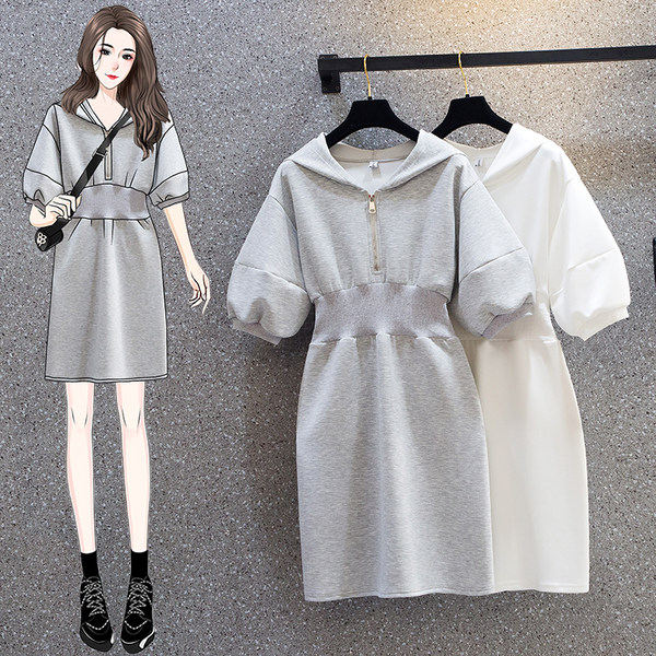 เดรสคนอ้วน เดรสสาวอวบ ชุดเดรสคนอ้วนวัยรุ่น BY PLUS SIZE Girl