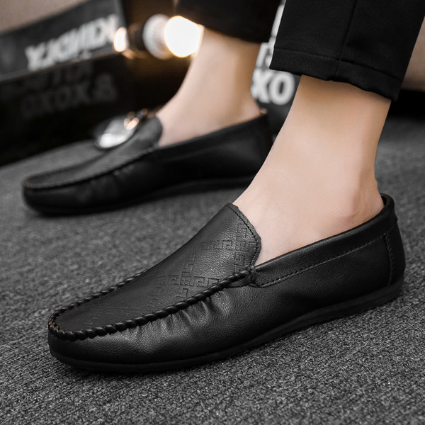 รองเท้าโลฟเฟอร์ชาย รองเท้าผู้ชาย รองเท้าแฟชั่นชาย รองเท้าหนังผู้ชาย Men Loafer Slip-On Shoes