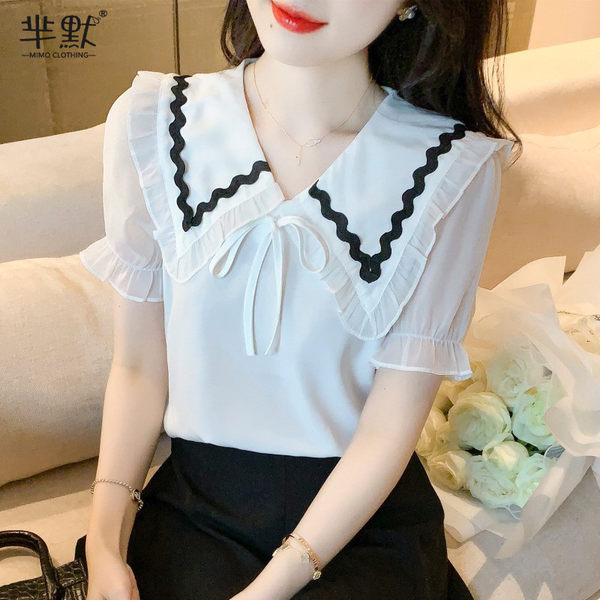เสื้อชีฟองเกาหลี เสื้อชีฟองสวยๆ