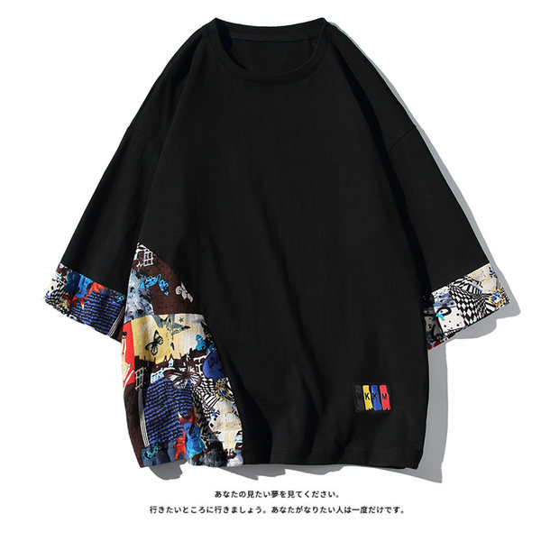 เสื้อยืดผู้ชายอ้วน S-5XL(อกเสื้อ39-51นิ้ว)