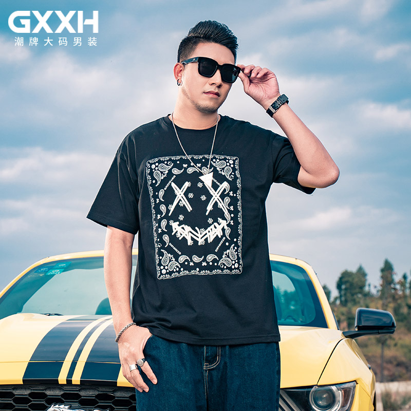 เสื้อยืดผู้ชายอ้วน S-5XL(อกเสื้อ39-51นิ้ว)