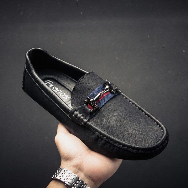 รองเท้าหนังผู้ชาย มีไซส์39-44 รองเท้าโลฟเฟอร์ชาย Slip-On Shoes