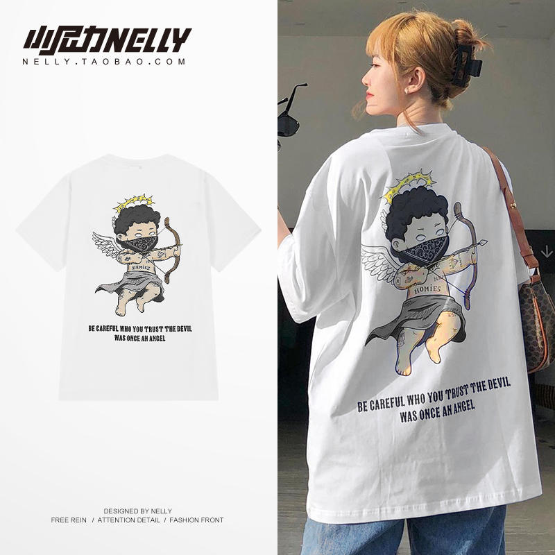 เสื้อยืดคอกลม ผู้ชาย เสื้อยืดผู้ชายเกาหลี เสื้อยืดเกาหลี แบรนด์ NELLY