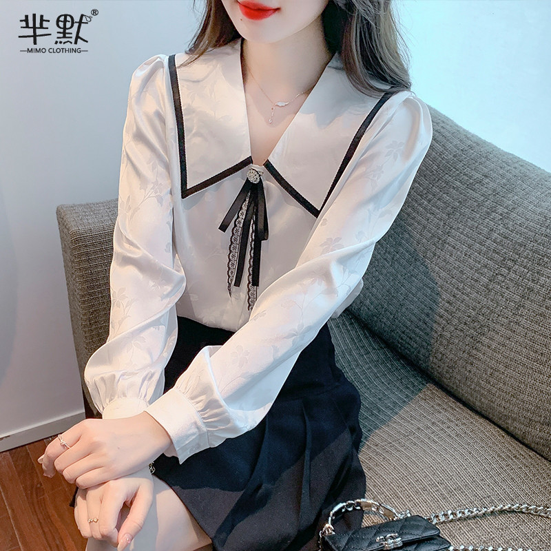 เสื้อลูกไม้ เสื้อเชิ้ตแขนยาว