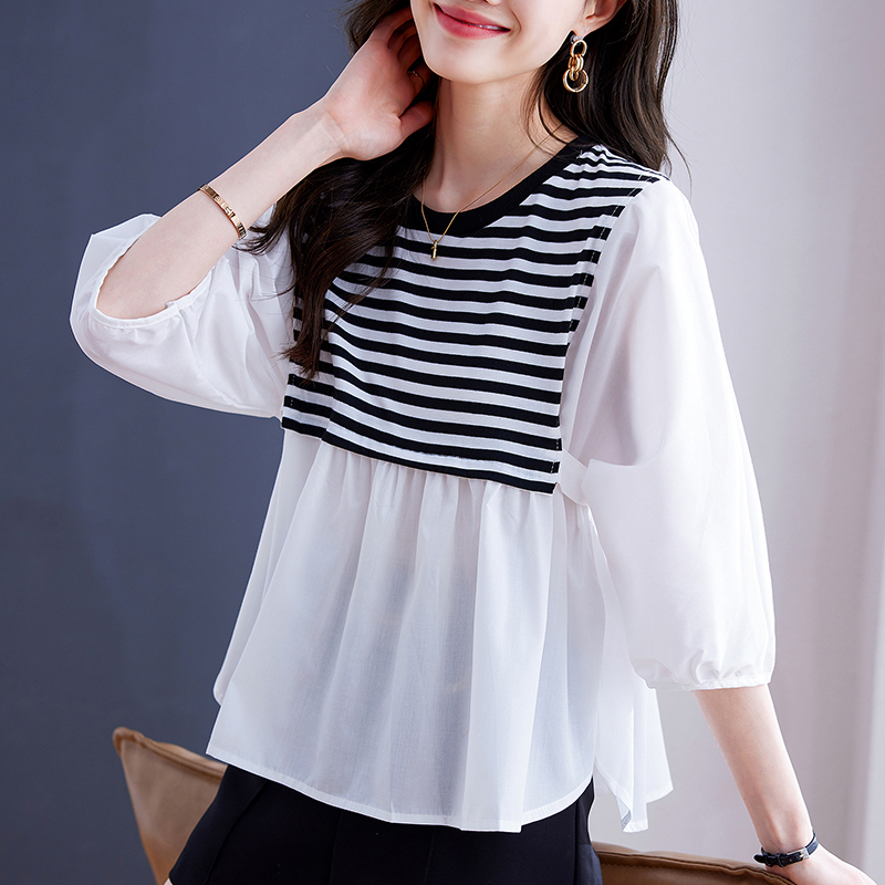 เสื้อชีฟองเกาหลี เสื้อชีฟองสวยๆ