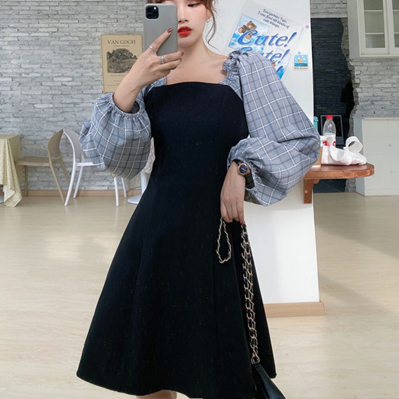 เดรสคนอ้วนวัยรุ่น ชุดเดรสคนอ้วน ชุดเดรสสาวพลัสไซส์