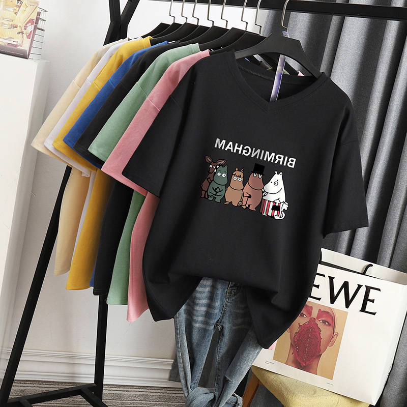เสื้อโอเวอร์ไซส์เกาหลี เสื้อยืดพลัสไซส์ เสื้อยืดคนอ้วน เสื้อยืดโอเวอร์ไซส์ผู้หญิง