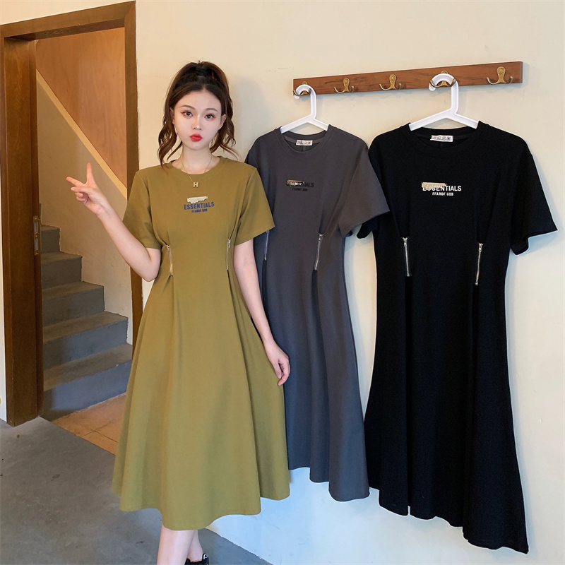 เดรสวัยรุ่น-เดรสคนอ้วนวัยรุ่น L-4XL(อก38-46 นิ้ว)