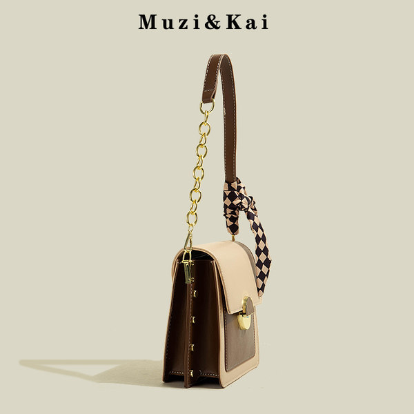 กระเป๋าสะพายข้างผู้หญิง กระเป๋าสะพายสไตล์เกาหลี By Muzi&Kai
