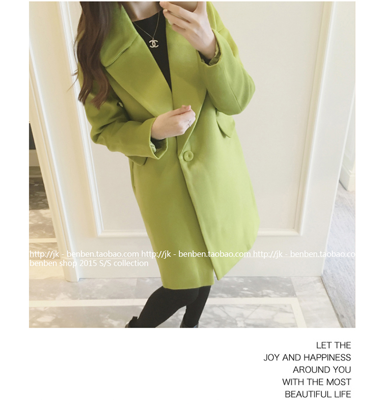 เสื้อโค้ททรงยาว แต่งกระเป๋าข้าง สีเขียวมะนาวสดใส ผ้าสักกะหลาดบุซับในกันลม เนื้อผ้าไม่หนามาก ราคาเบาๆ พร้อมส่งเลยจ้า Green