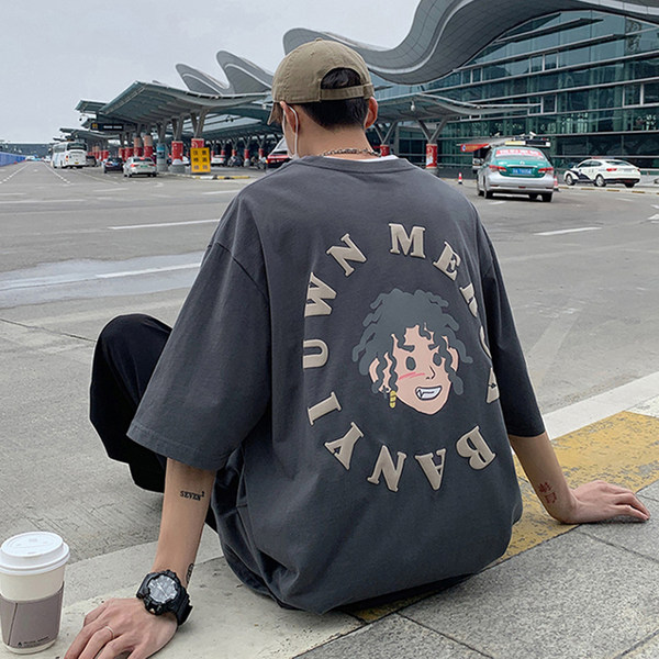 เสื้อยืดผู้ชายอ้วน S-5XL(อกเสื้อ39-51นิ้ว)