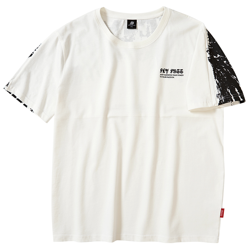 เสื้อยืดผู้ชายอ้วน S-5XL(อกเสื้อ39-51นิ้ว)