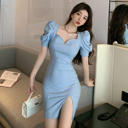 ชุดเดรสสั้น มินิเดรสสไตล์เกาหลี