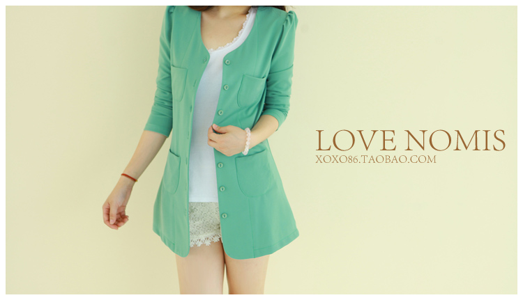 เสื้อคลุมตัวยาว พร้อมส่ง สีเขียวอมฟ้า สไตล์เกาหลี เก๋ๆ สีเขียวอมฟ้า สีเข้มกว่าในรูป มีรูปสินค้าจริง