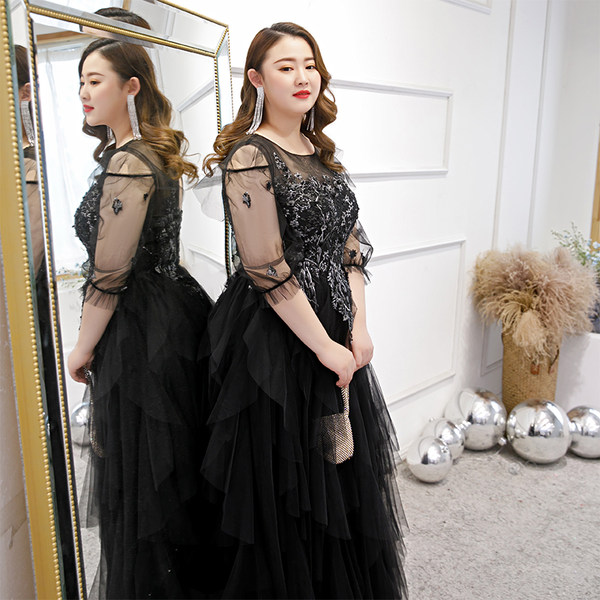 ชุดราตรีคนอ้วน ชุดราตรีไซส์ใหญ่ สาวอวบ ชุดราตรีสาวอวบ ชุดออกงานสาวอวบ ชุดออกงานคนอ้วน