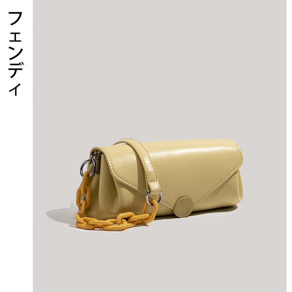 กระเป๋าสะพายข้างผู้หญิง กระเป๋าสะพายสไตล์เกาหลี By Japanese フェンディ authentic bag
