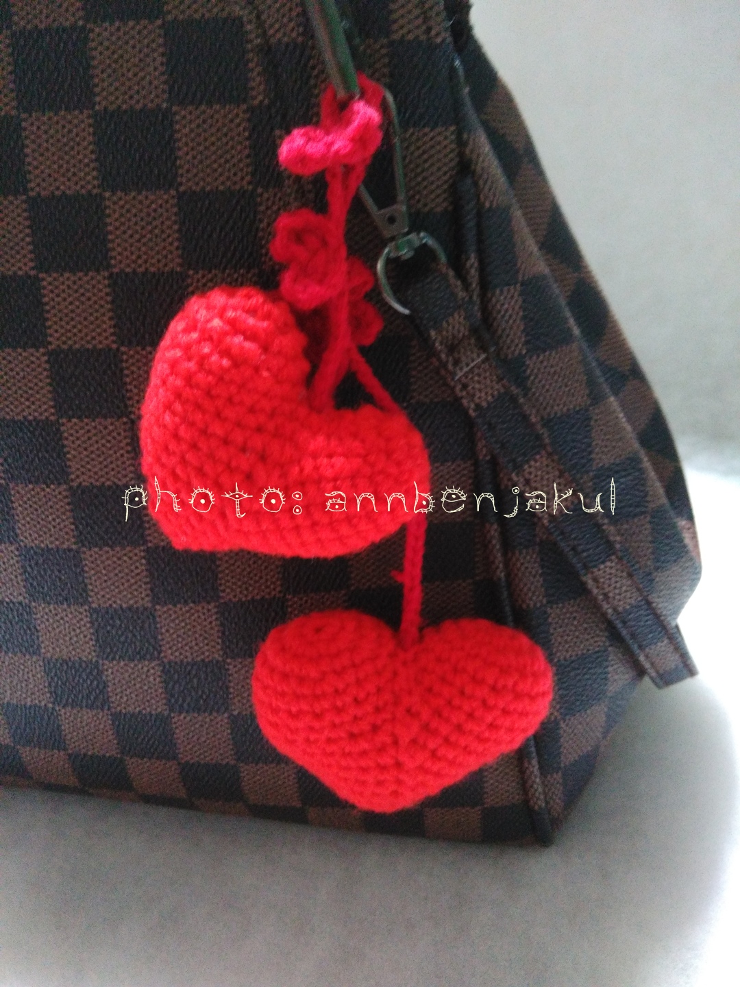 ที่ห้อยกระเป๋าหัวใจคู่