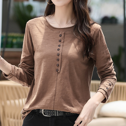 เสื้อยืดแขนยาวแฟชั่น เสื้อยืด T-shirt แขนยาว