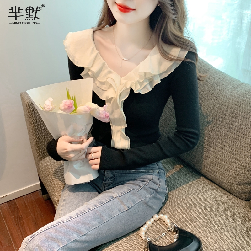 เสื้อลูกไม้ เสื้อเชิ้ตแขนยาว