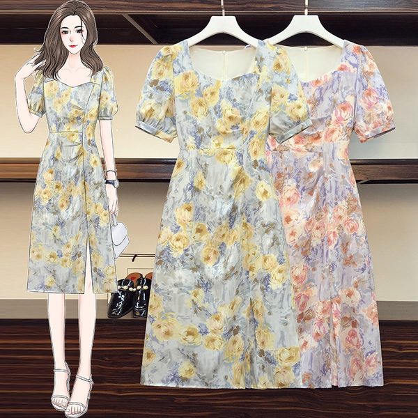 เดรสคนอ้วน เดรสสาวอวบ ชุดเดรสคนอ้วนวัยรุ่น BY PLUS SIZE Girl