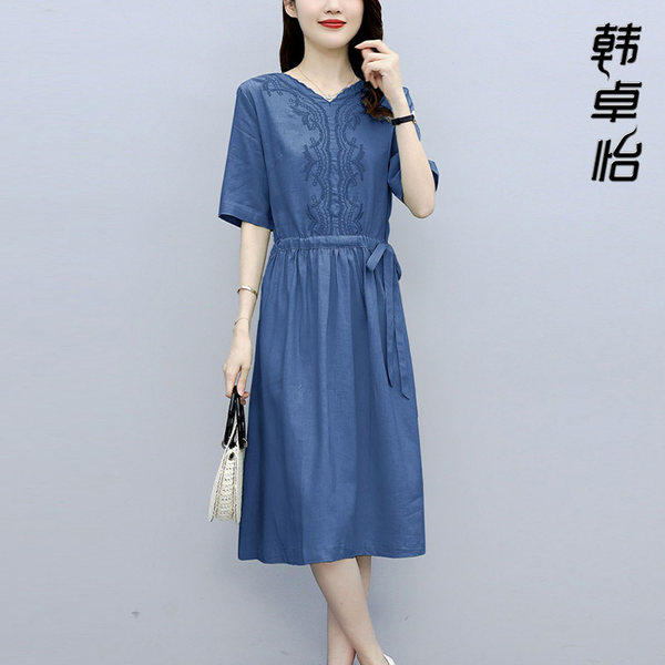 เดรสวัยผู้ใหญ่40-60ปี เดรสคุณแม่ ชุดเดรสทำงานวัยผู้ใหญ่ แบรนด์ MAMA DRESS