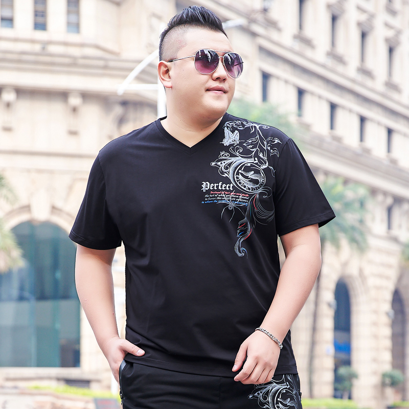 เสื้อยืดผู้ชายอ้วน S-5XL(อกเสื้อ39-51นิ้ว)