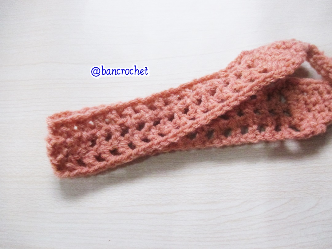 Bancrochet ราคาส่ง ที่คาดผมถักโครเชต์ crochet headband หลากสี 1-1.5*13 inch