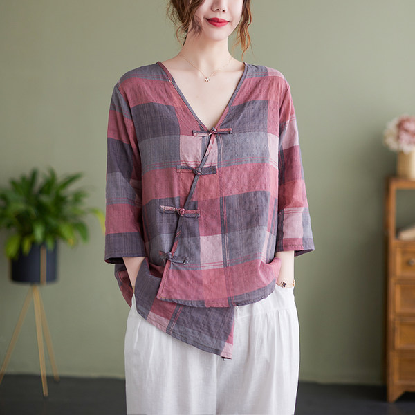 เสื้อลินิน แบบเสื้อสวยๆ เสื้อผ้าฝ้ายลินิน เสื้อเชิ้ตผ้าลินิน BY LININ