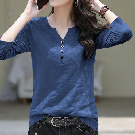 เสื้อยืดแขนยาวแฟชั่น เสื้อยืด T-shirt แขนยาว