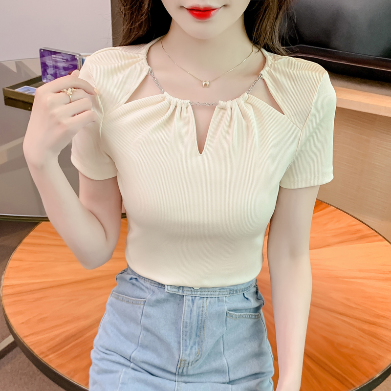 เสื้อผ้าวัยรุ่นเกาหลี เสื้อยืดวัยรุ่นผู้หญิง มีขนาด S M L XL