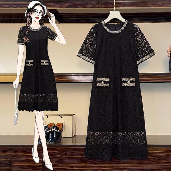 เดรสคนอ้วน เดรสสาวอวบ ชุดเดรสคนอ้วนวัยรุ่น BY PLUS SIZE Girl